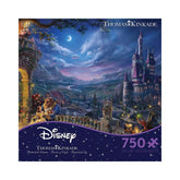 Ceaco 750pc Puzzle - Disney Thomas Kinkade - Beauty and the Beast-TCG Nerd